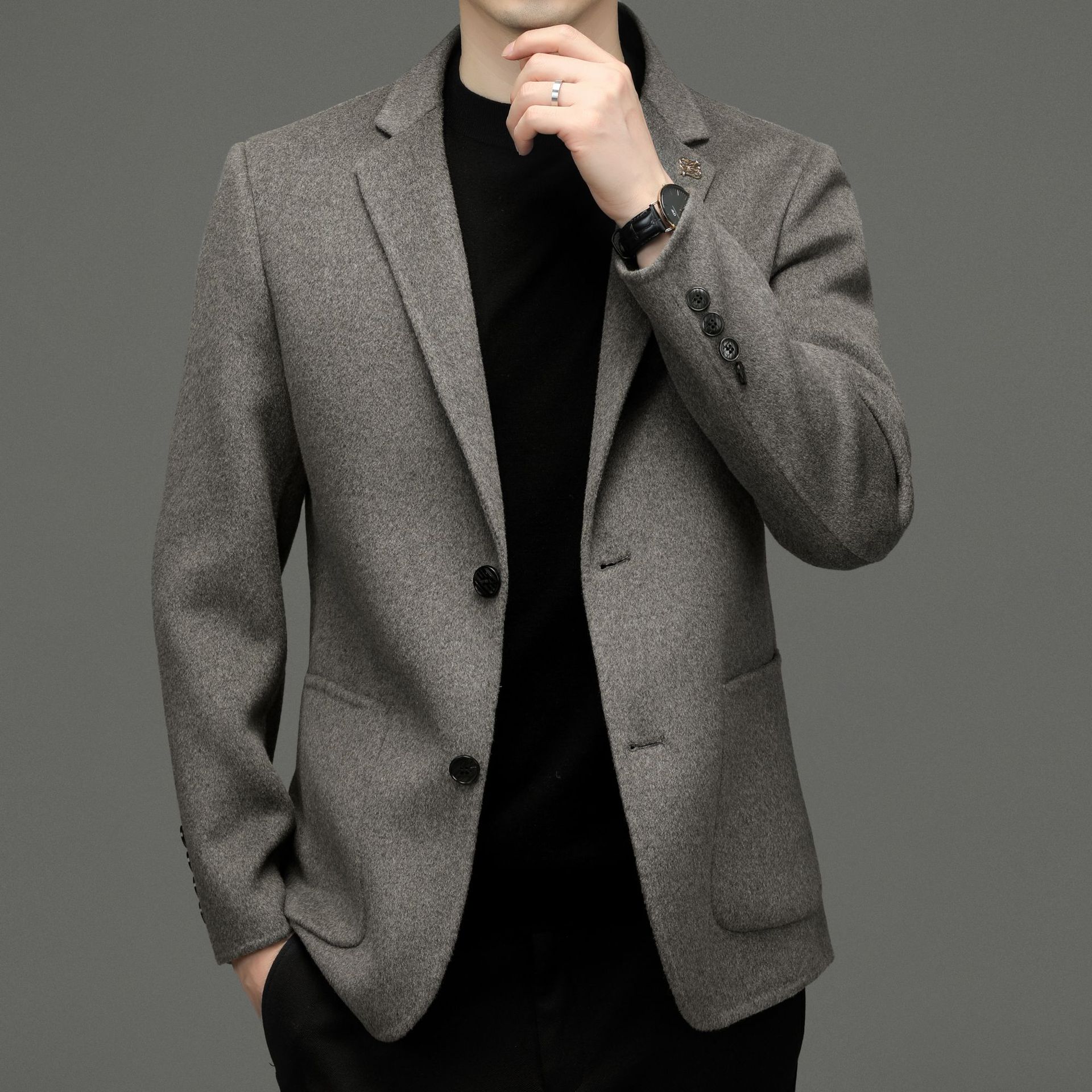k1076 men's suit business casual texture suit men's new dress banquet