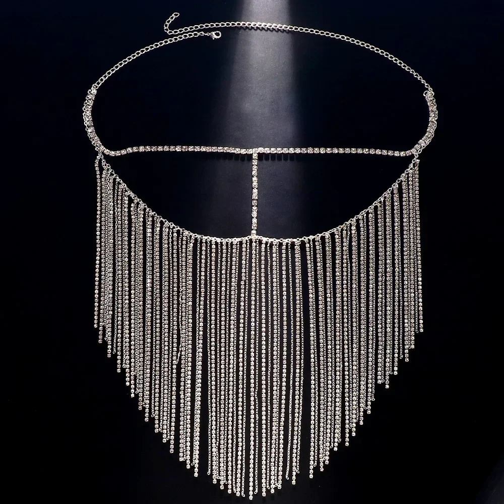 Elegant Tassel Jewelry for Women Hair Rhinetsone Wedding Fashion Masquerade Masks Party Decorations Face Accessori 250409