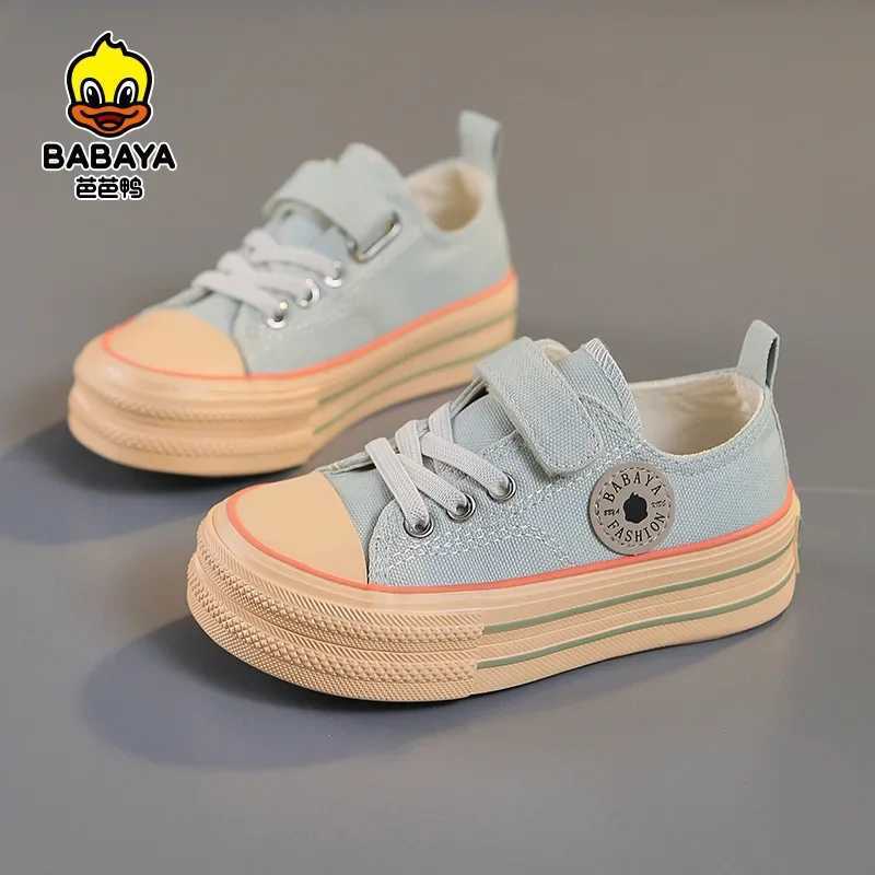 Babaya Childrens Canvas Shoes Spring 2024 New Boys and Students Shoes Girls Breathable Casual Childrens Sports Shoes X250409