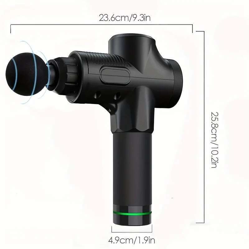 30 Level Massage Gun Fascia Deep Muscle Relax Body Neck Massager Electric Fiess Equipment Noise Reduction Male Female