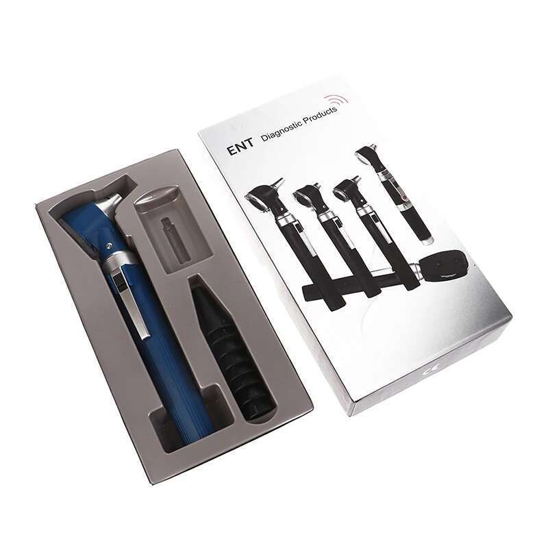 Professional Otosco Diagnostic Kit Medical Home Doctor ENT Care Endoscope LED Portable Otoscope Ear Cleaner With 8 Tips