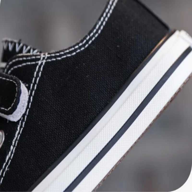 Childrens canvas shoes 2025 autumn new low sole shoes boys and girls student shoes baby casual shoes 19-36 X250409