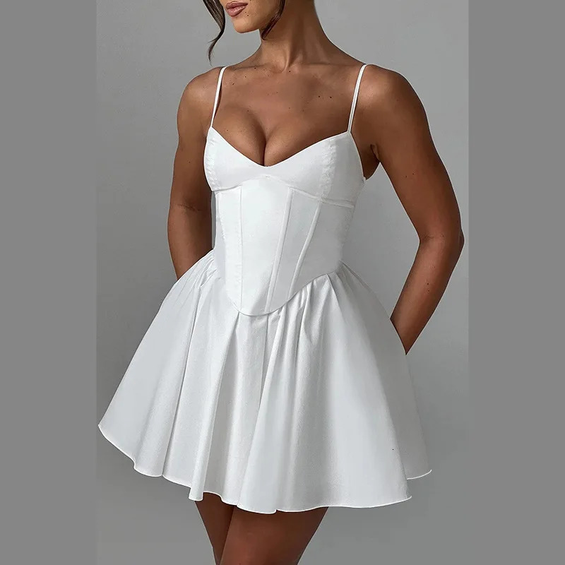 Summer waist wrinkle slimming short skirt sexy suspense Alist womens clothing 250409