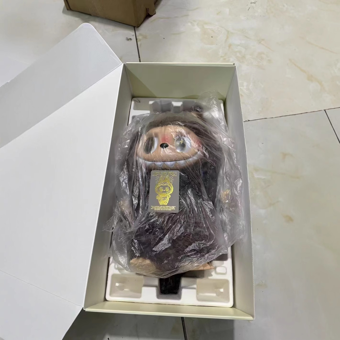 58CM Complete Set Monsters Labubu I Found You Blind Surprise Animals Box Cards Popmart Plush Doll Kids Gifts BLAT L2507055H2I