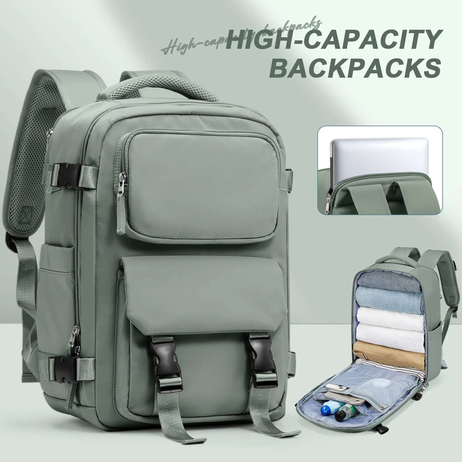 Travel For Women Reinforced Waterproof Notebook Backpack 45X36x20 Men Casual School Bakcpack Flight Cabin Bag 40X20x25