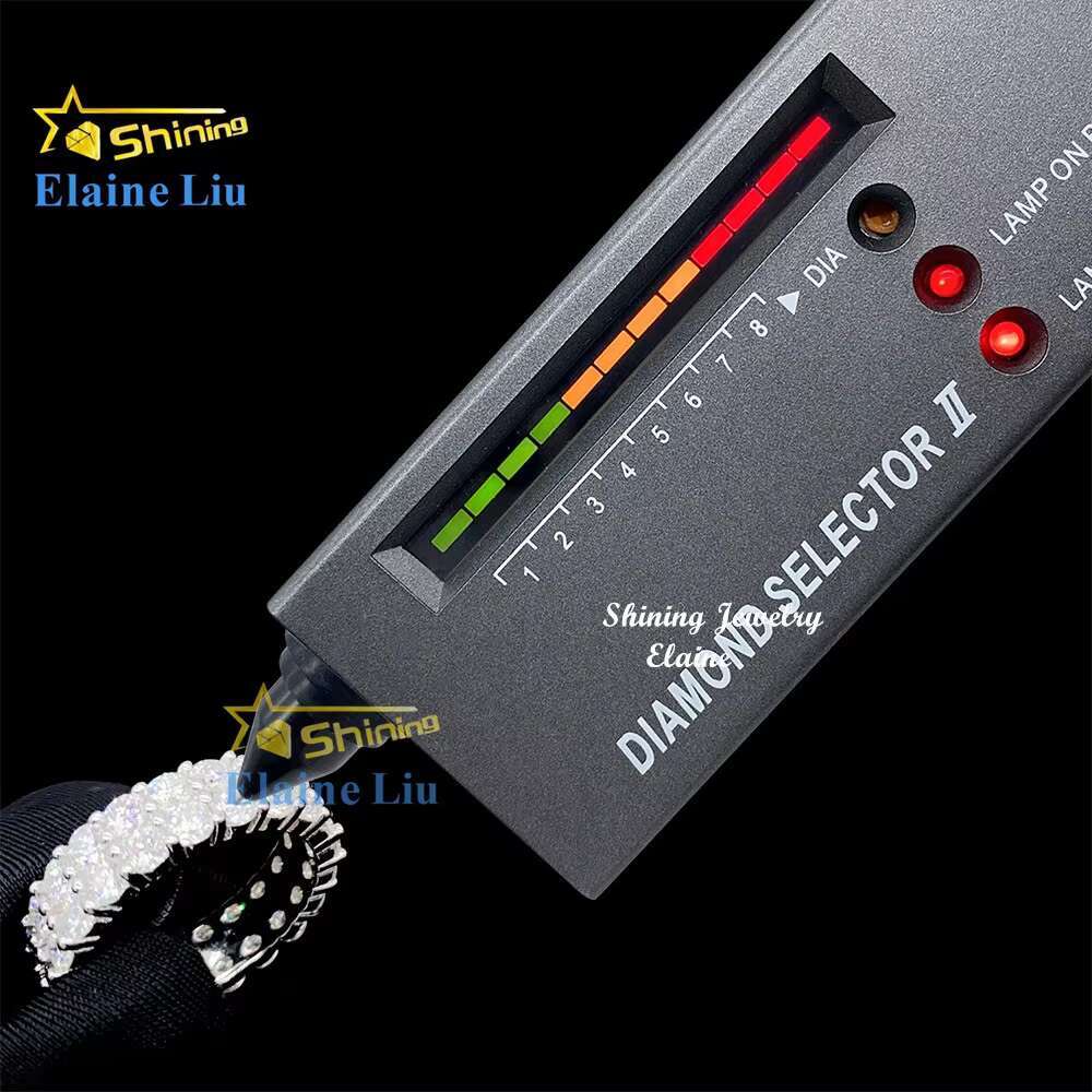 Pass Diamond Tester 925 Sterling Silver Diamond Cz Zircon or Vvs Moissanite Custom Fine Jewelry Rings
