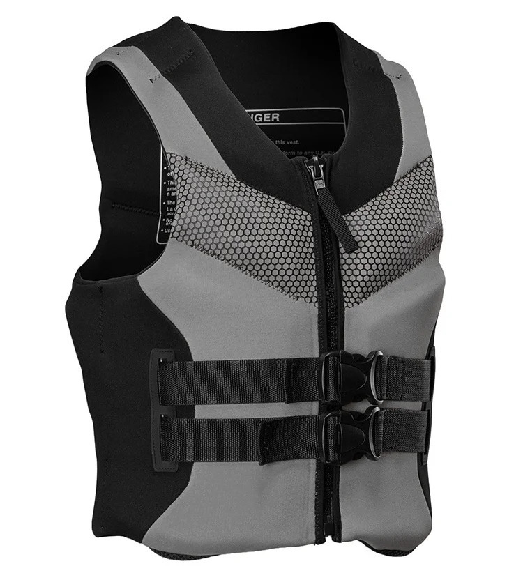 Professional Buoyancy Life Jacket Tank Top made of chloroprene rubber material suitable for men women surfing motorboat fishing 250409