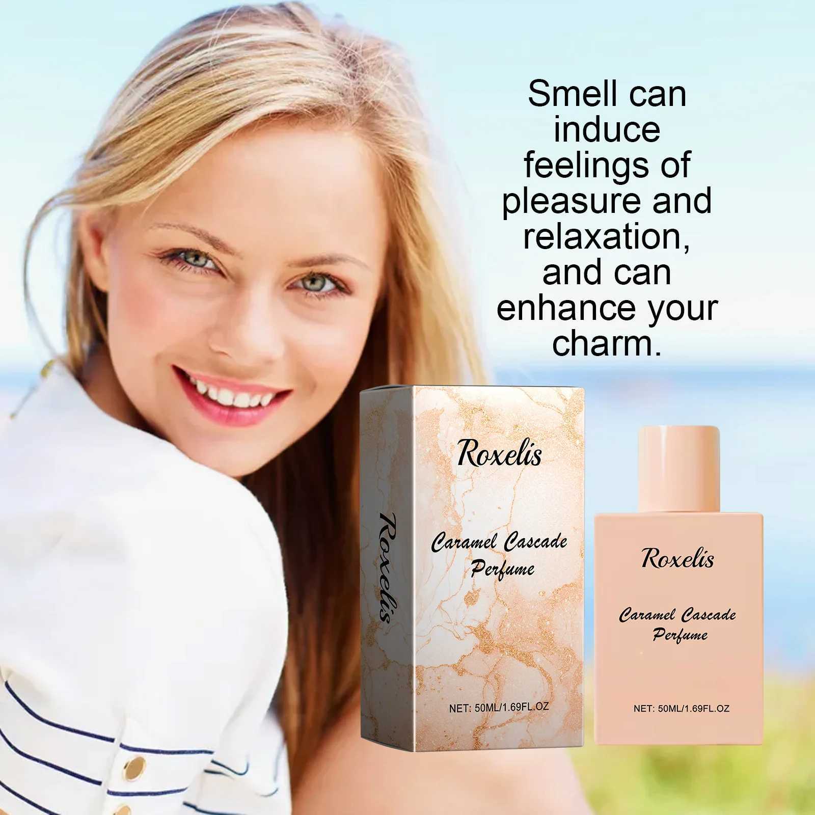 Roxelis 50ml Charming pheromone perfume Womens durable perfume Elegant womens floral gift deodorant sweet date perfumeXJ250409