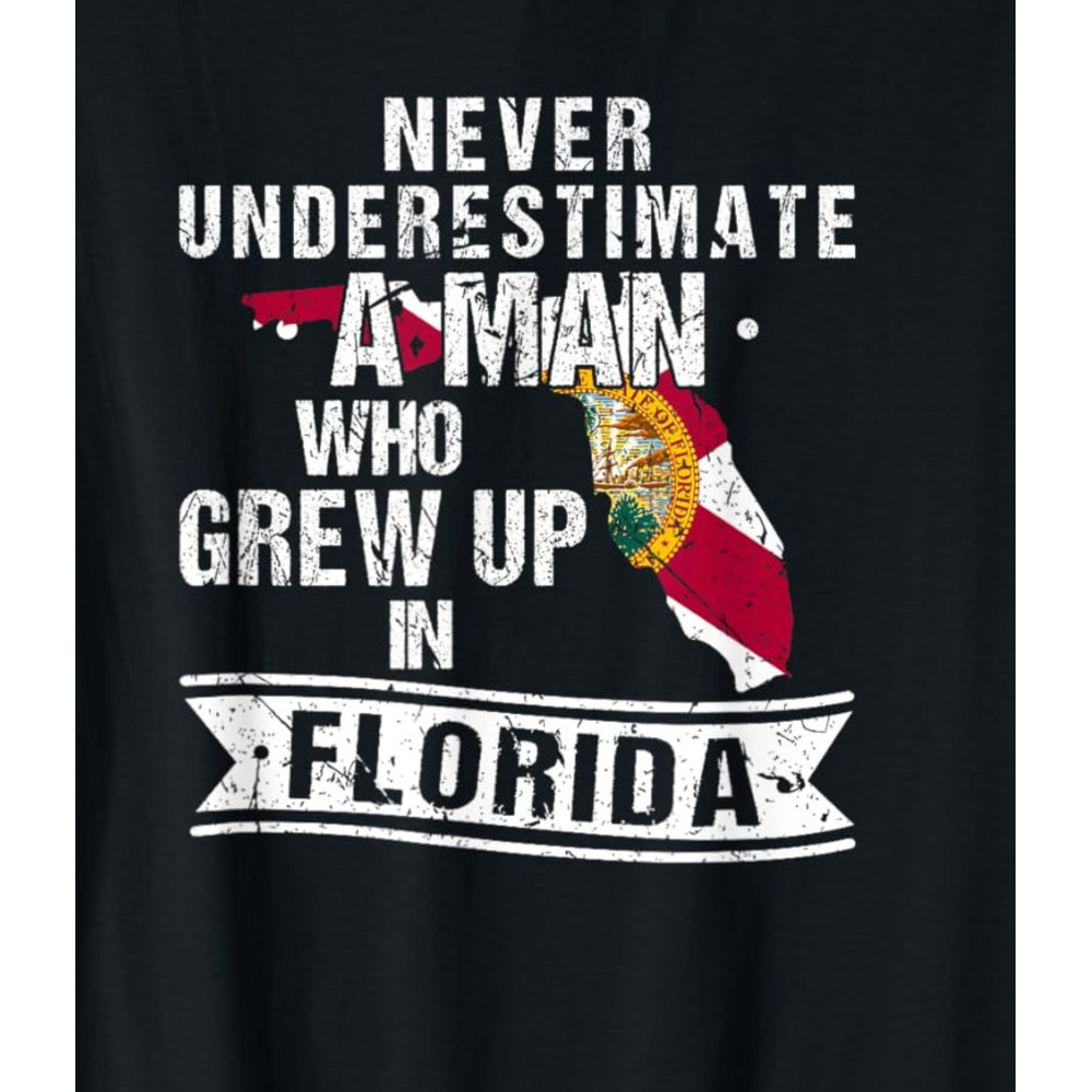 T shirt for Mens Flo Grown Design for Men Native Florida Graphic Tee Casual Tops Clothes Short sleeve cool