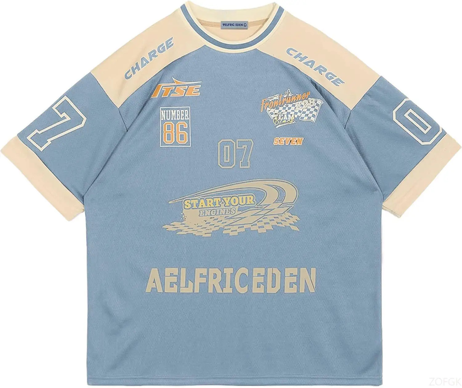 Aelfric Eden 90s Oversized T Shirts man Grahpic Printed Casual Tees Streetwear Vintage Summer Top Tshirt 251107