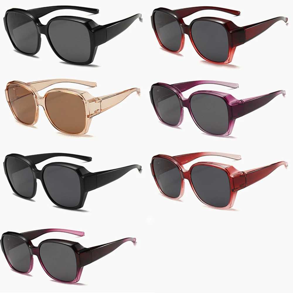 KLASSNUM Polarized Sunglasses for Women Men Fit Over Myopia Prescription Glasses Driving Goggles Fishing Sun Glasses Frame UV400 Z250411