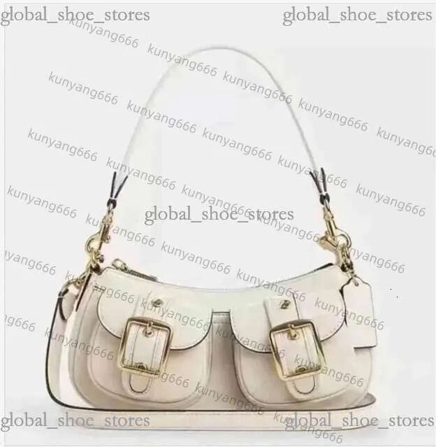 Ashionable ASHTON Women Vintage Designer Bags Shoulder Bag Double Pocket Single Denim Tote Stylish Underarm Bags Large Capacity Retro Handbag