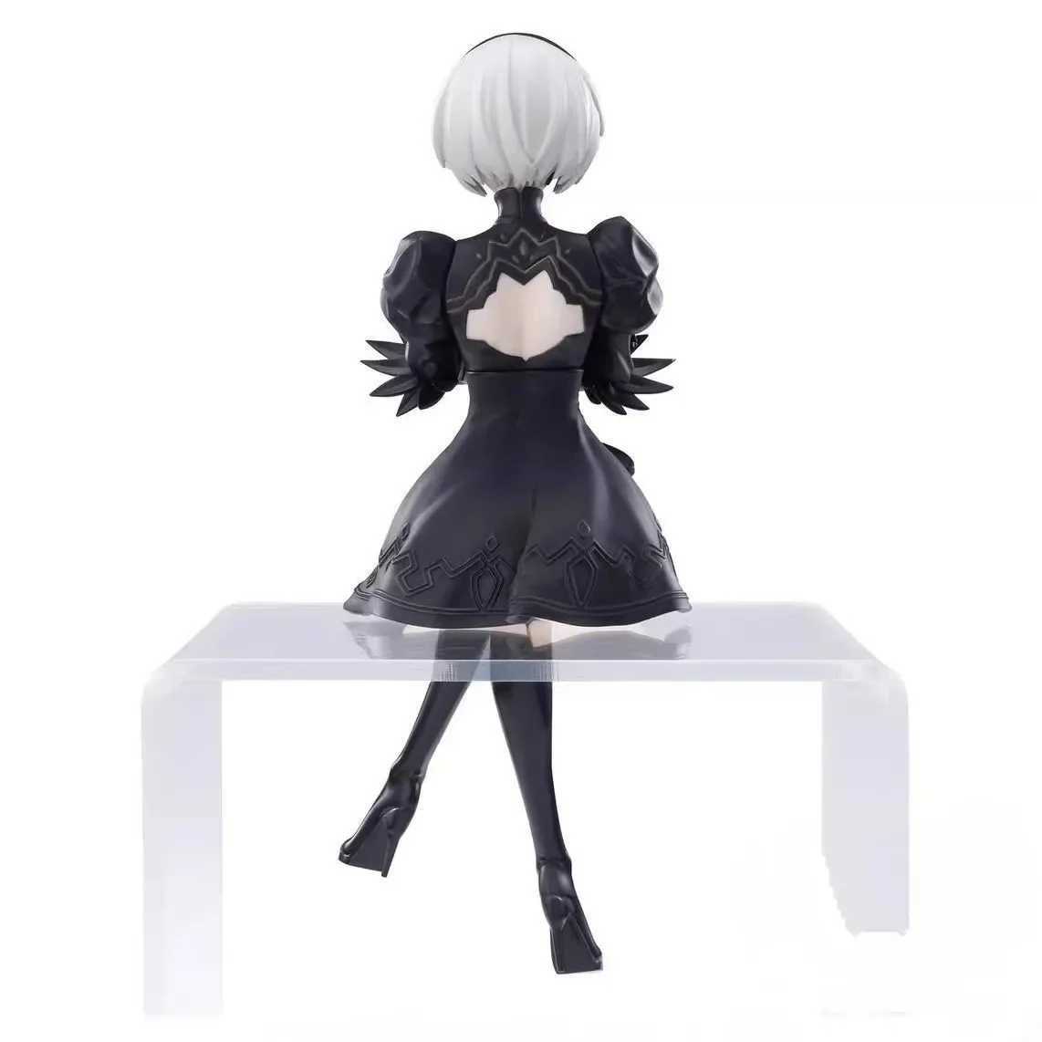 Nier Automata 2B A2 9S Sitting Position Game Graphics Mechanical Lifeforms Statues Collection Desktop Decoration Toy Gifts X250409