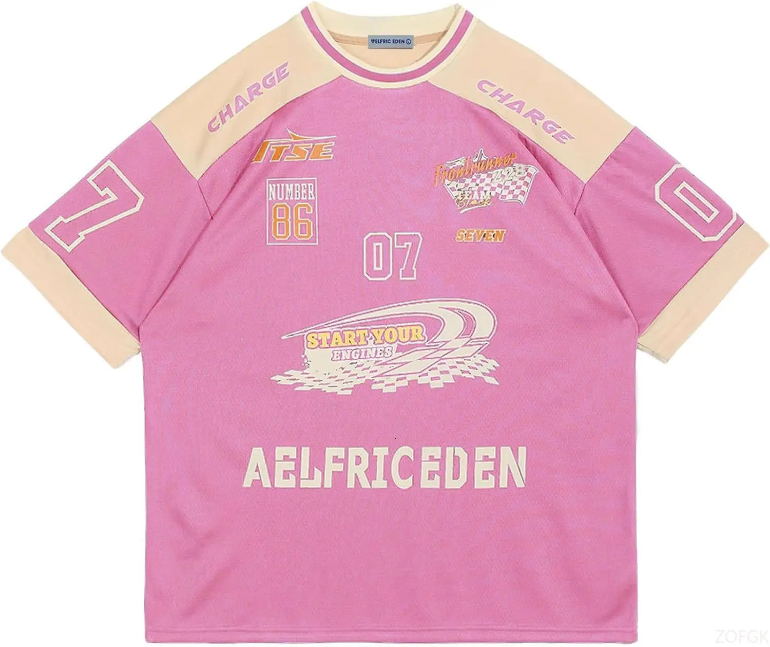 Aelfric Eden 90s Oversized T Shirts man Grahpic Printed Casual Tees Streetwear Vintage Summer Top Tshirt 251107