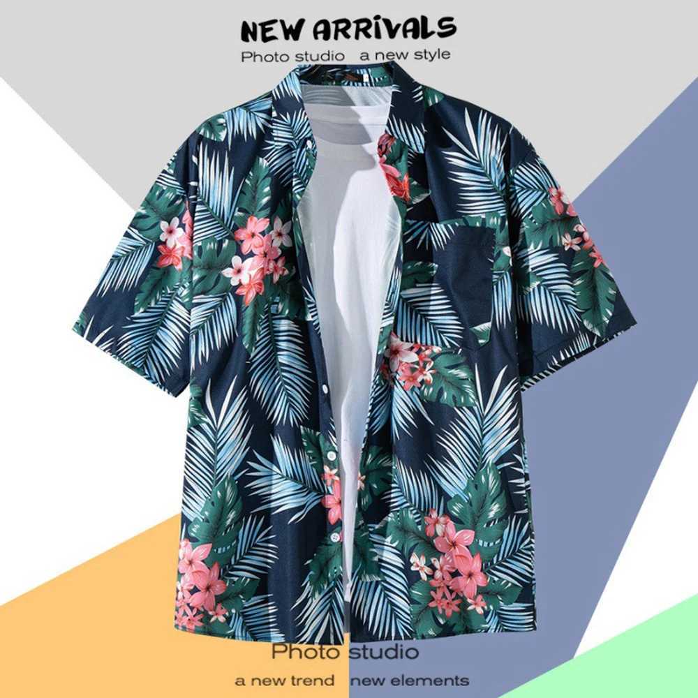 Hawaiian Shirts 3D floral print mens shirt Hawaii vacation beach shirt personalized customization unisex clothing W250414