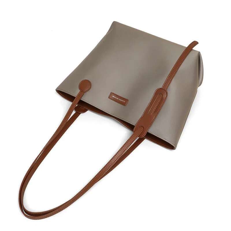 (Support Drop Shipping) Women's Shoulder 2024 Spring Summer New Canvas Bag Large Capacity