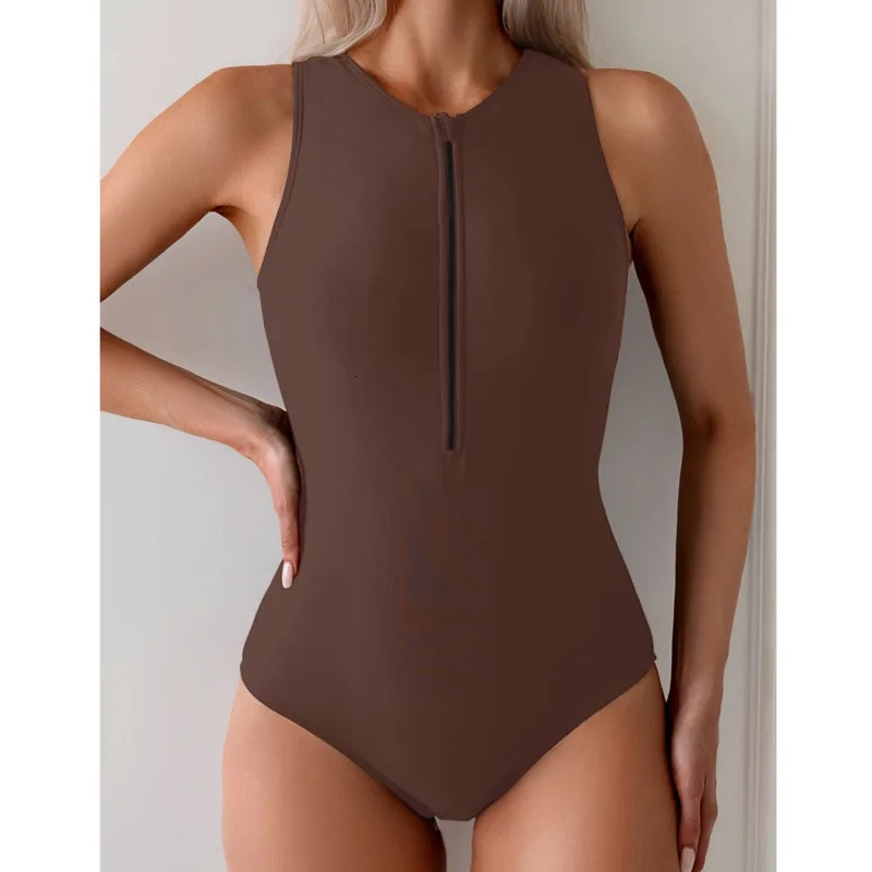 Summer sexy onepiece swimsuit closed womens sports surfing 250409