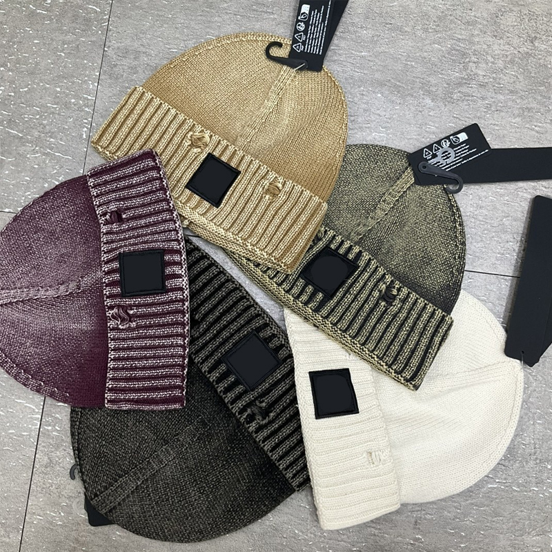 Autumn Winter Warm Beanies New Men Women Fashion Knitted Beanie Hat Embroidery Cotton Soft Hip Hop Ski Beanie