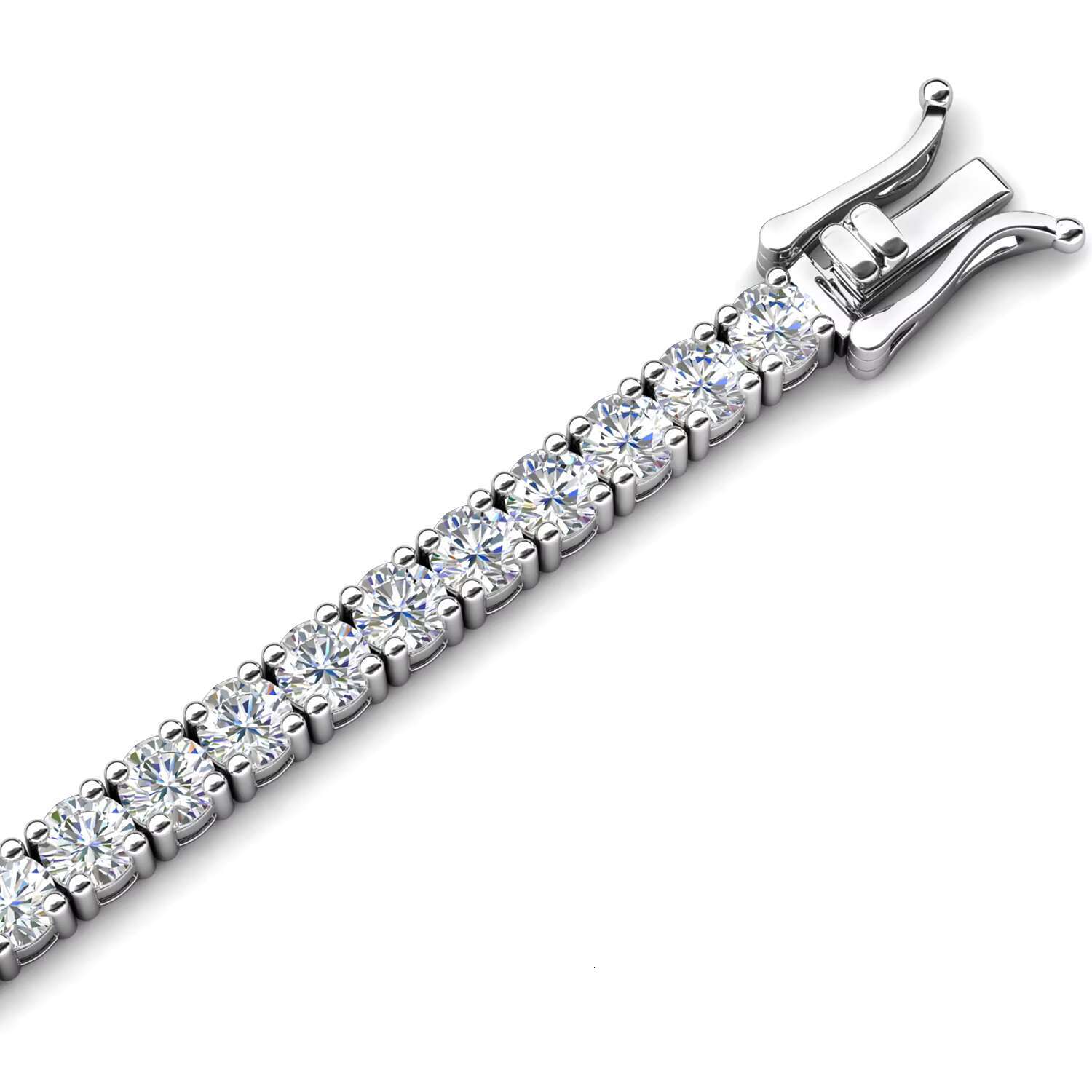 Hot Selling GRA Moissanite Tennis Bracelet Cubic Zirconia 925 Sterling Silver Classic Moissanite Bracelet Fashion Bracelet