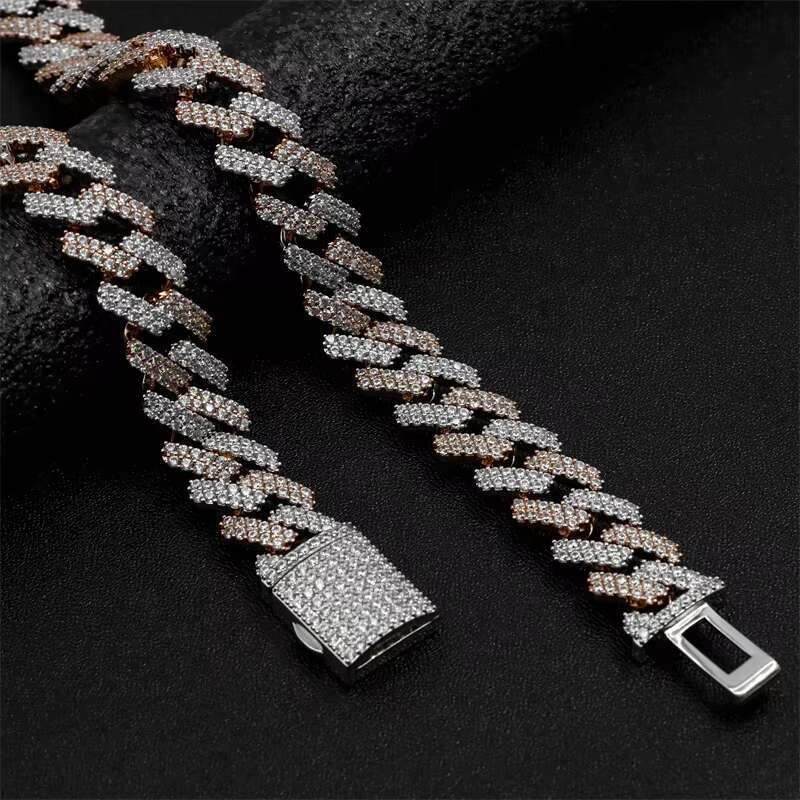 Custom Gold Plated Necklace Finish Out Hip Hop Miami Cuba Jewelry Chain Hip Hop Necklace