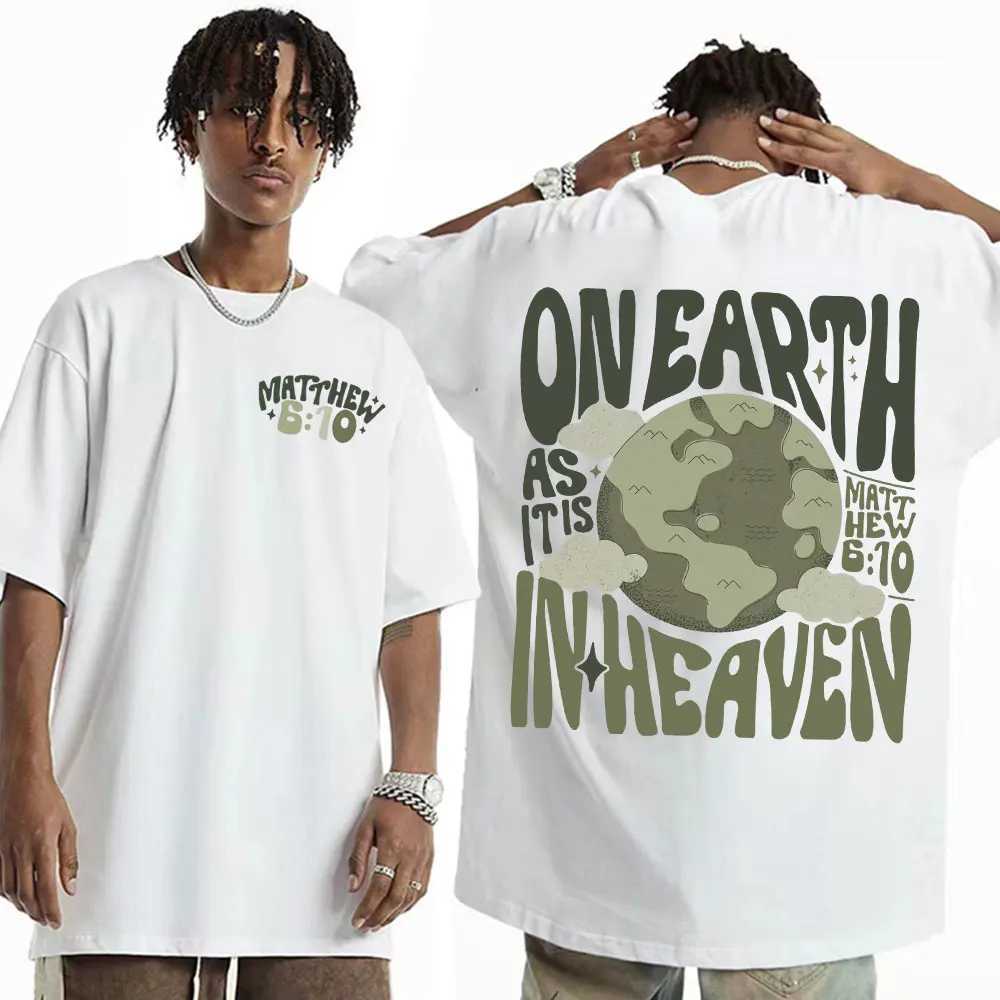 Go Make Disciples Christian Streetwear T-shirt Retro Mens Bible T-shirt Womens Fashion Aesthetics Cotton Short sleeved T-shirtXJ250409