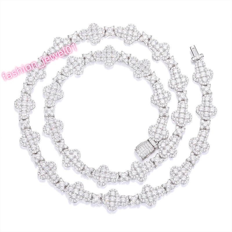 Hip Hop Style Iced out Gold Plated Brass Cross Link Chain Bracelet and Statement Necklace with Zirconia Diamond for Parties