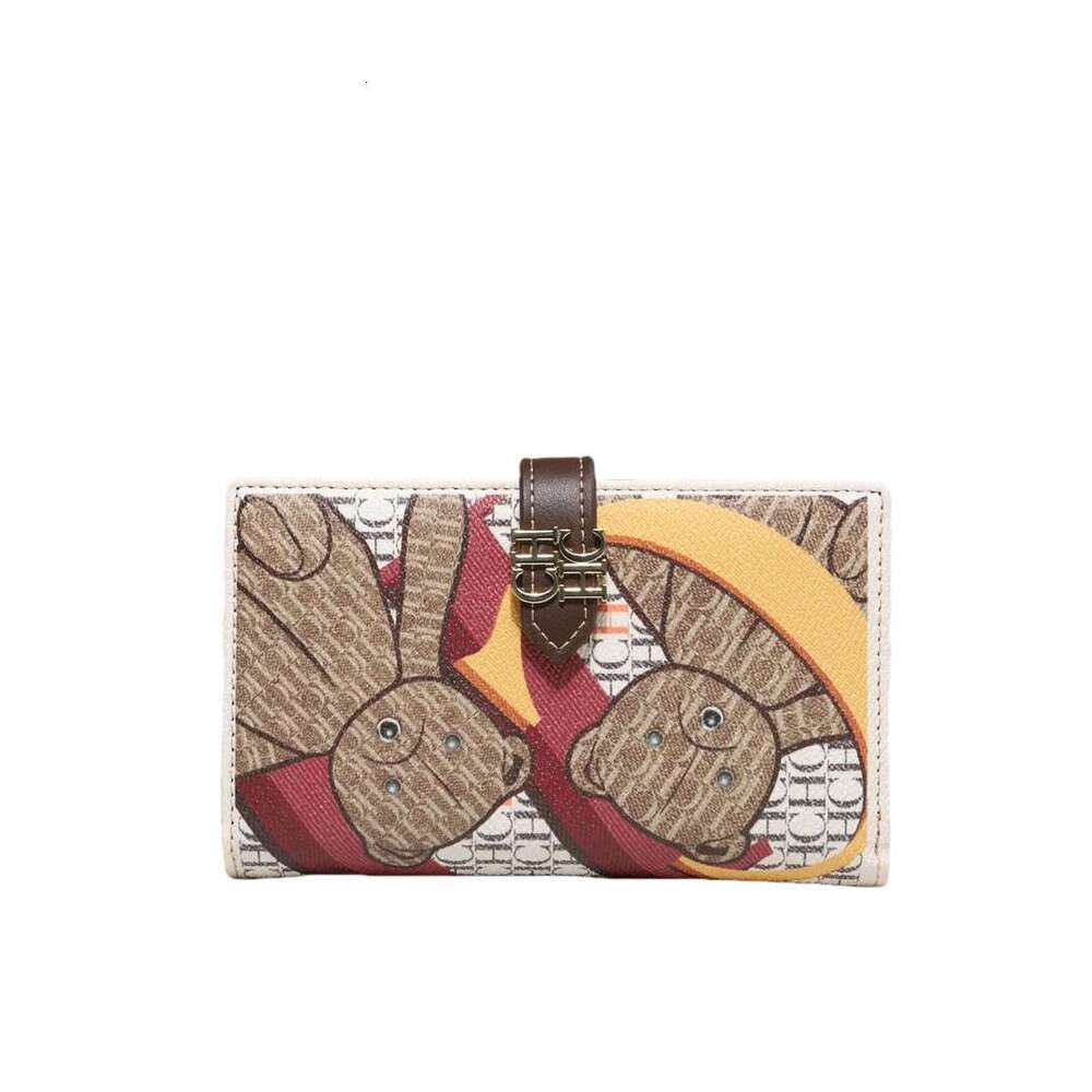 CH Superior Sense Long Large Capacity Card Coin Purse Daily Commuting Fashion Clip Women's Organiser Wallet