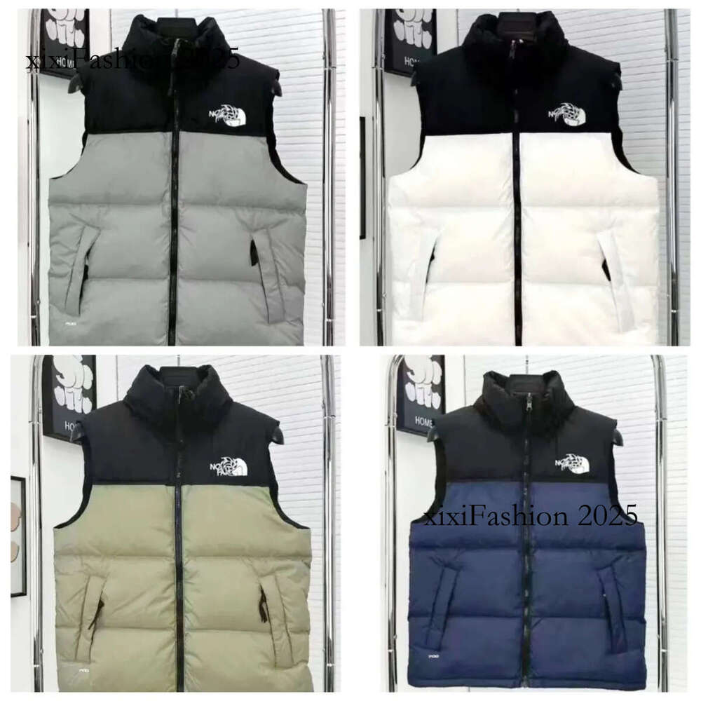 Designer Puffer Vest Mens Waistcoat Winter Down Vests Unisex Couple Bodywarmer Womens Jacket Sleeveless Outdoor Warm Thick Outwear Clothing Gilet NF123