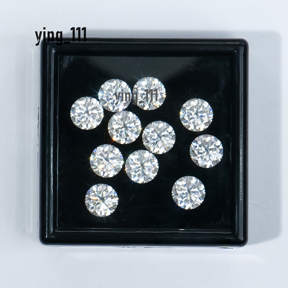 Xingyue Free Fire GRA Certified Diamonds Loose Gemstone White Mossanite Moissanite Round Brilliant VVS Clarity for High Jewelry