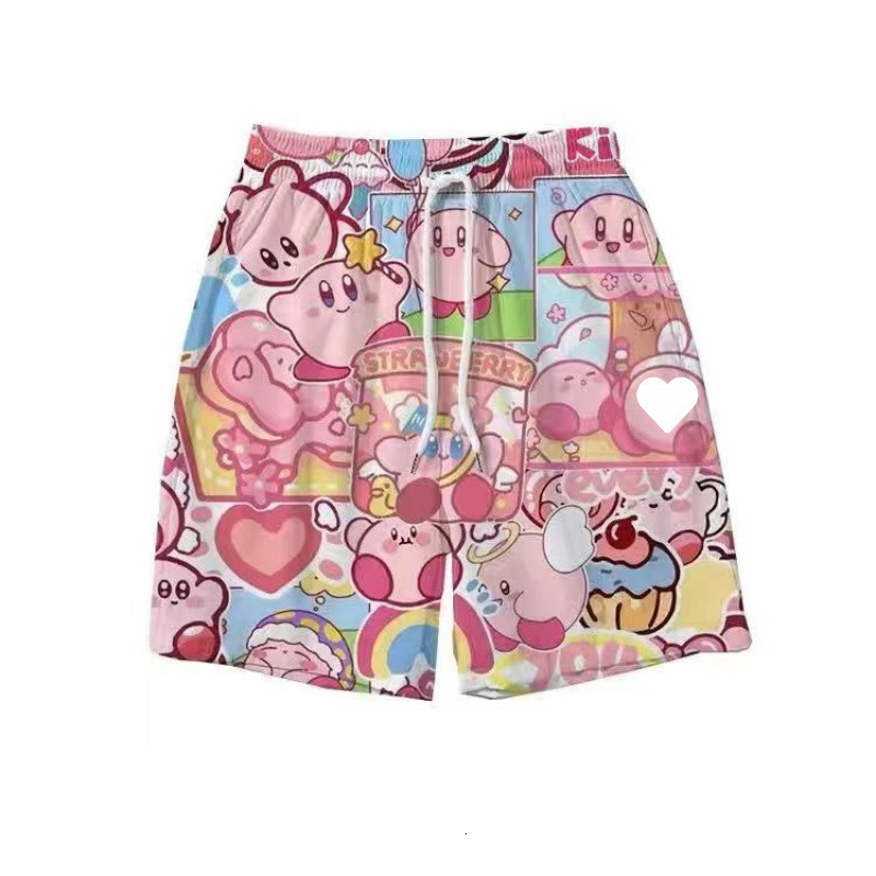 2025 New Designer Men Shorts Summer Cartoon Crayon Shin Chan Shorts Men And Women Loose Home Five Part Sleeper Pants Casual Sports
