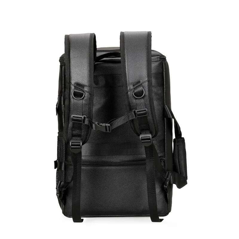 PU Leather Sports And Fiess Bag, Travel, Hiking, Camping, Fashionable Design, Multifunctional Cycg Backpack