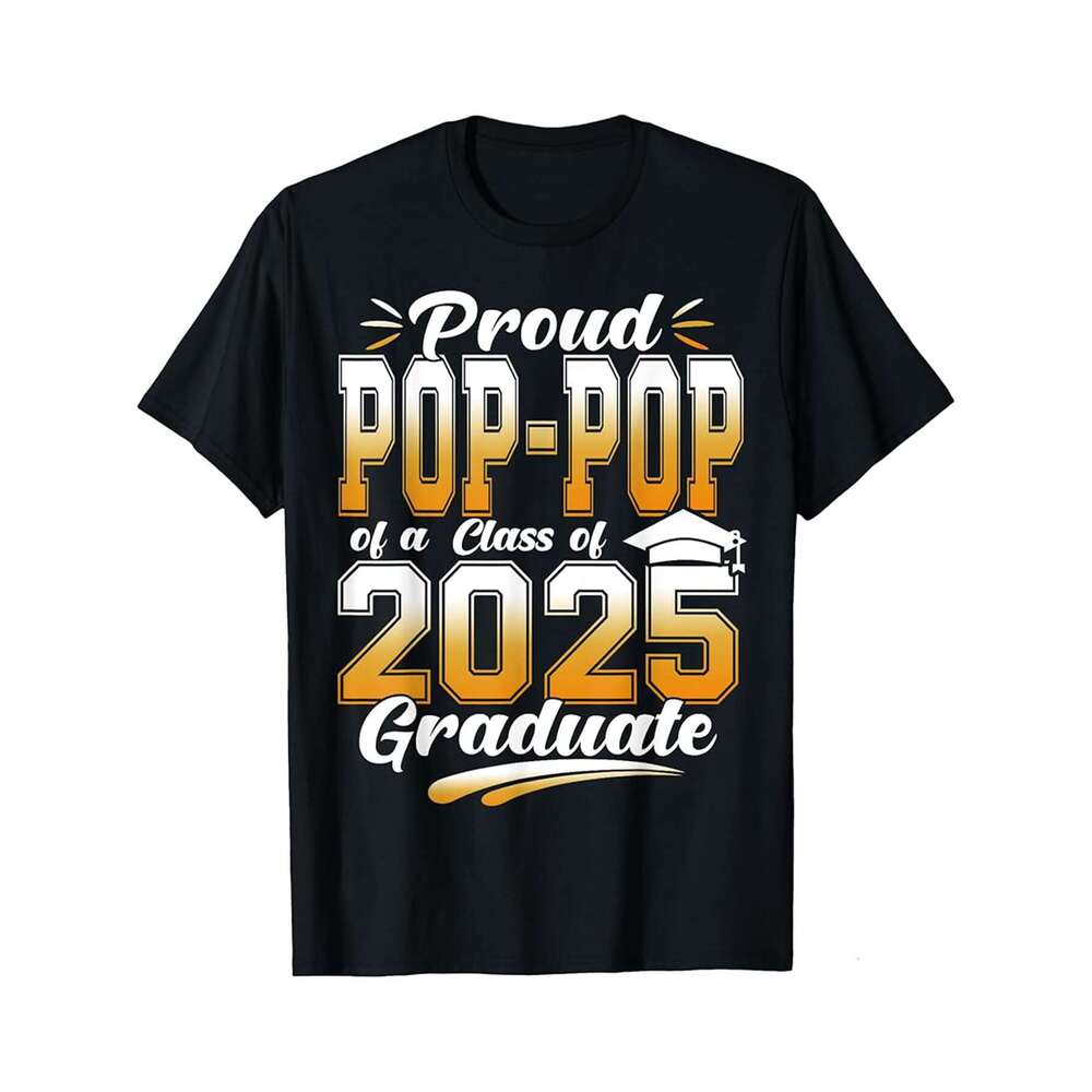 Designer T shirt Super Proud Son of 2025 Graduate Awesome Family College - 220g Tshits