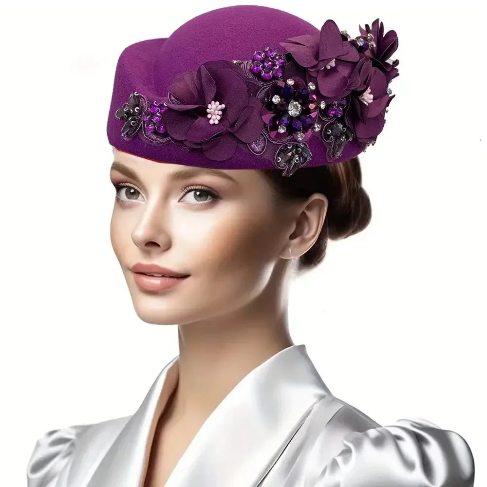 African Headtie Fashion Summer Autumn African Turban Hat for Women Church with Flower Soft Caps for Party Casual Head Wrap 250409