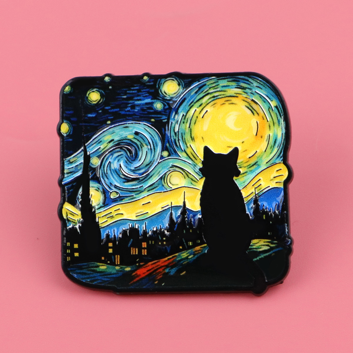 Anime pin Anime brooch cartoon enamel pin Halloween dark pin badge horror scary gothic japanese game tv movie film pin science fiction accessory L8