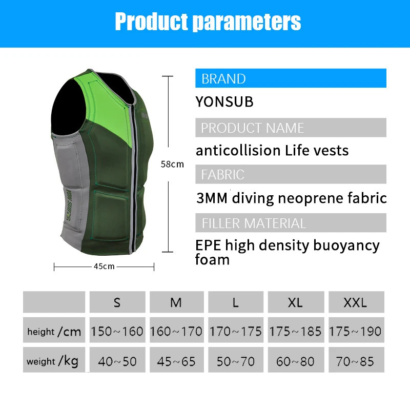 Outdoor inflatable chloroprene rubber life jacket adult safety life vest water sports fishing kayaking swimming drifting tight fitting suit 250409