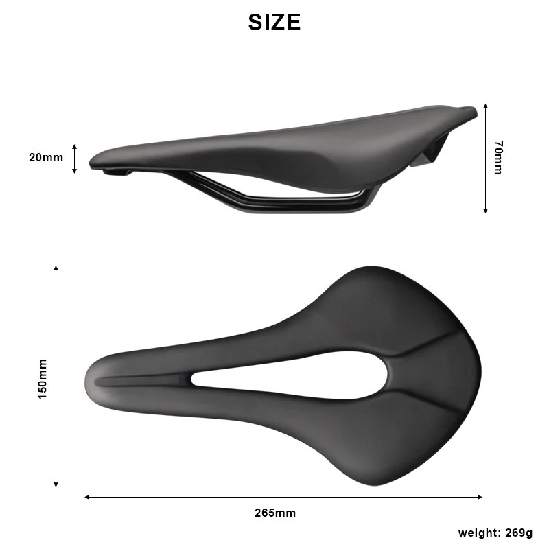 Bicycle Saddle Breathable Hollow PU Leather Soft Comfortable Seat MTB Mountain Road Bike OnePiece Cushion Cycling Parts 251027