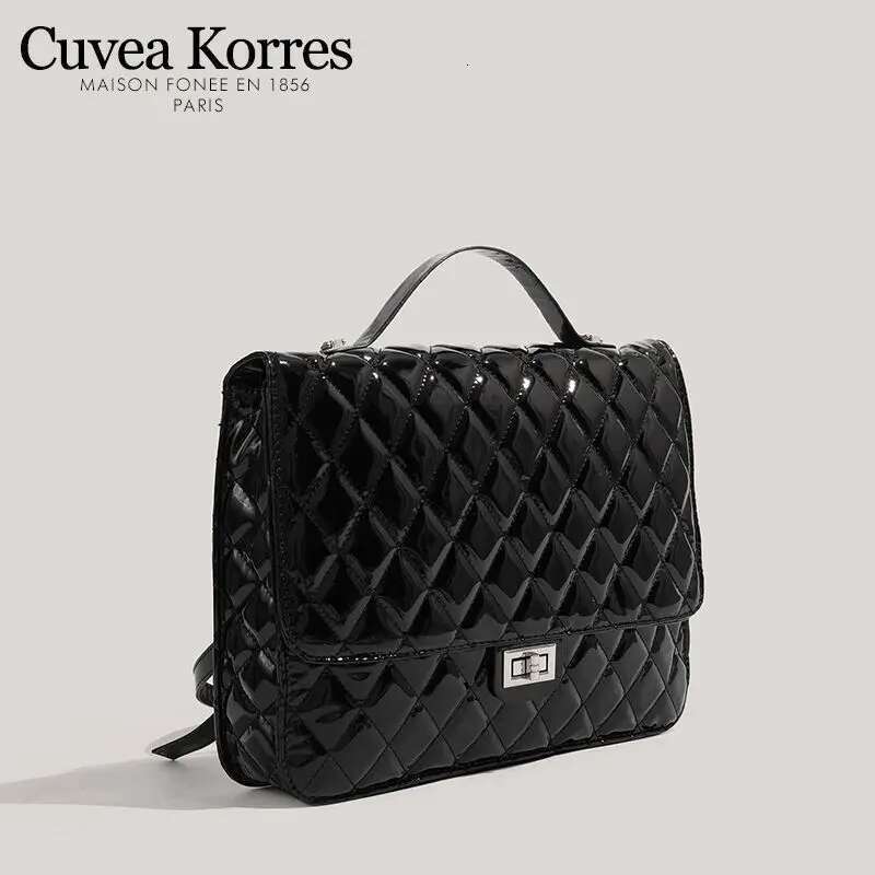 Women's Bags Cuvea Korres Leather Fashion Dia College Students Large-capacity Mailman Backpack Bags for Women Designer Handbag