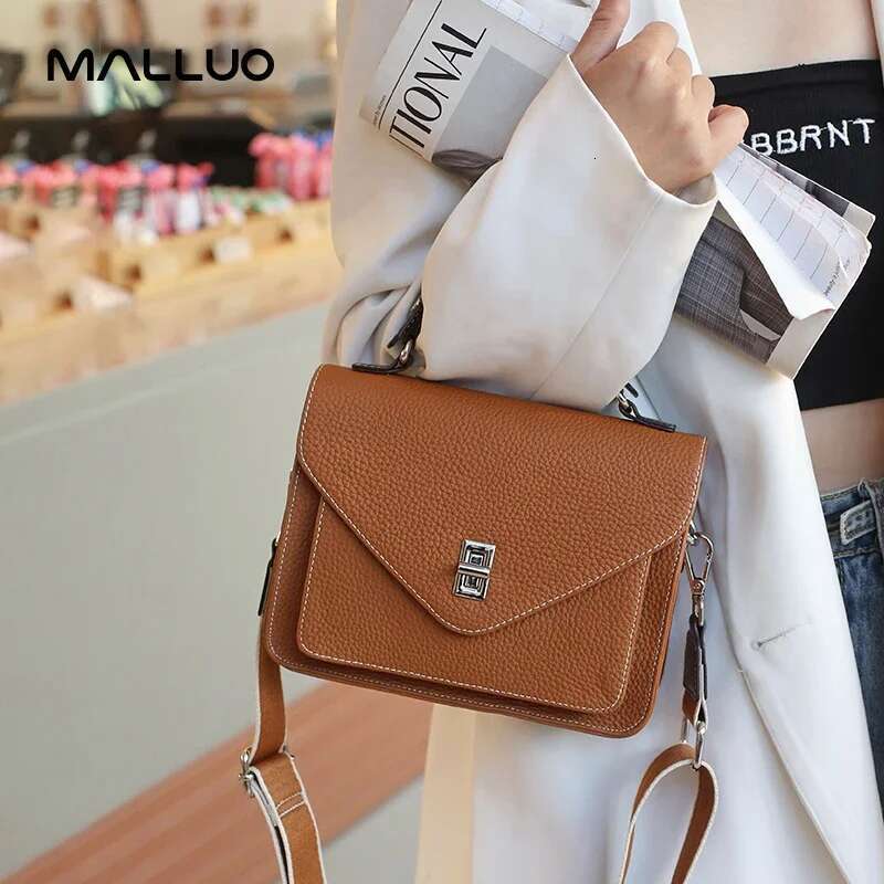 Women Natural Cow Genuine Leather Shoulder Female Large Capacity Casual Crossbody Bag Lady Cowhide Fashion Commuting Handbag