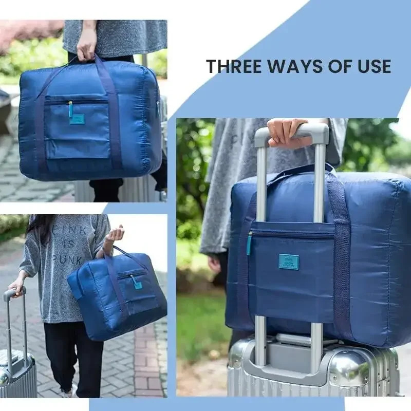 Fashionable travel luggage bag lightweight and foldable suitable for women mens handbags overnight carry on 250408