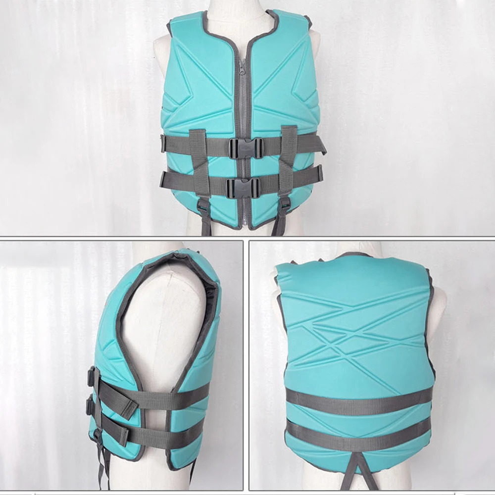 Chloroprene rubber life jacket adult and childrens life vest water sports fishing vest kayak swimming surfing drifting safety life vest 250409