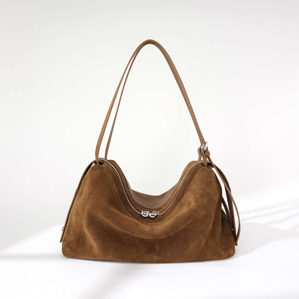 Luxury Bag Designer New Niche Fashion Simple High-End Matte Pillow Women's Boston Commuter Underarm Shoulder Bag Bowling Tote