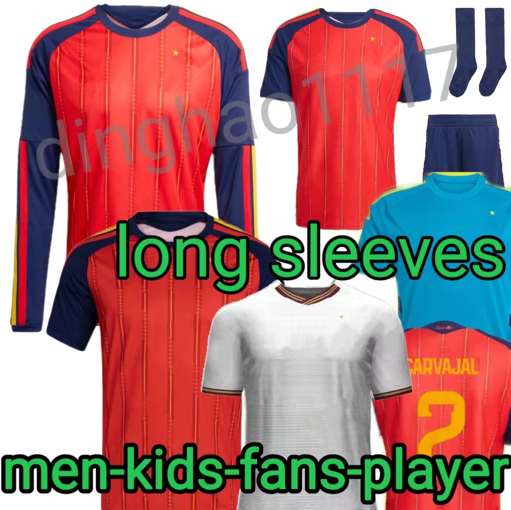 2026 Spain jersey football jersey national team uniform Ferran Canales Ansu Fati Koke Asnsio Asla Pedri Morata Morata childrens kit mens football shirt