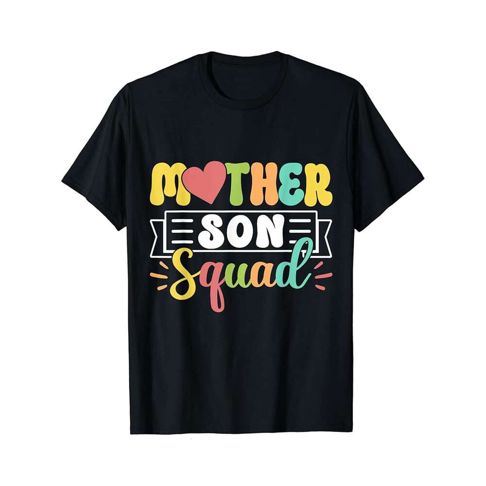 Designer T shirt Mommy Son Squad Sons Mom Mothers Day Matching Mother Son - 220g T shits