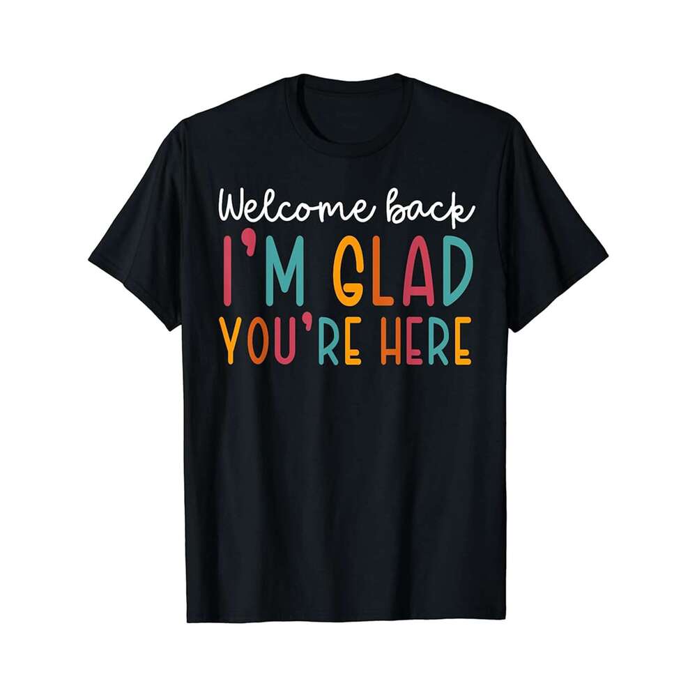 Designer T shirt Welcome Back To School Rainbow First Day of School Teacher - 220g Tshits