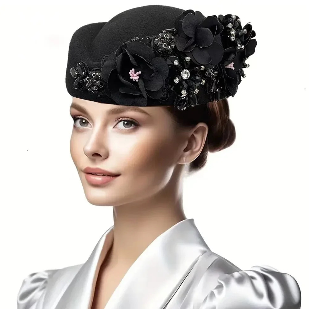 African Headtie Fashion Summer Autumn African Turban Hat for Women Church with Flower Soft Caps for Party Casual Head Wrap 250409