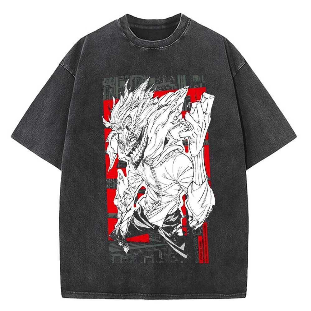 Dandadan Okarun T-shirt Mens Japanese Anime T-shirt Cartoon High Quality Cotton EU Size T-shirt Aesthetic Fashion T-shirt MensXJ250409