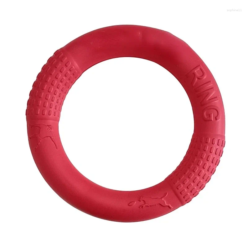 Update Dog Toys Pet Flying Discs EVA Training Ring Puller Resistant For Dogs Floating Puppy Bite Toy Interactive