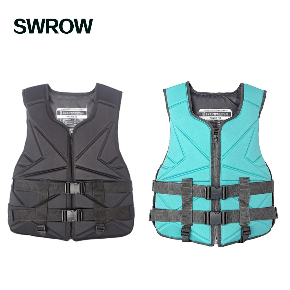 Chloroprene rubber life jacket adult and childrens life vest water sports fishing vest kayak swimming surfing drifting safety life vest 250409