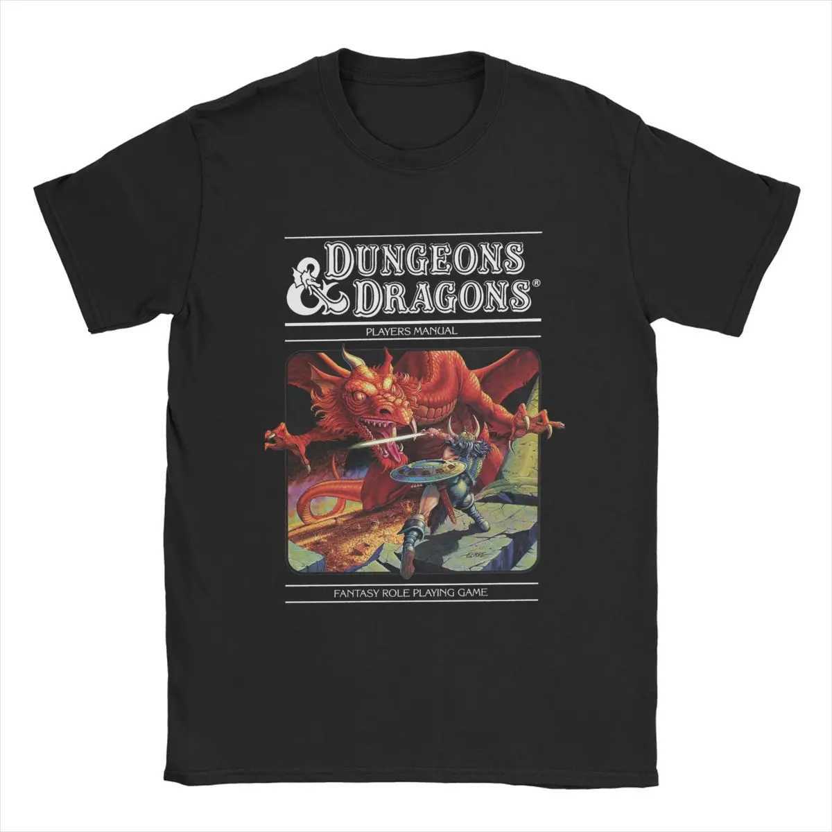 Dungeon Dragon game fans T-shirt clothing mens pure cotton novel T-shirt short sleeved clothing classicXJ250409