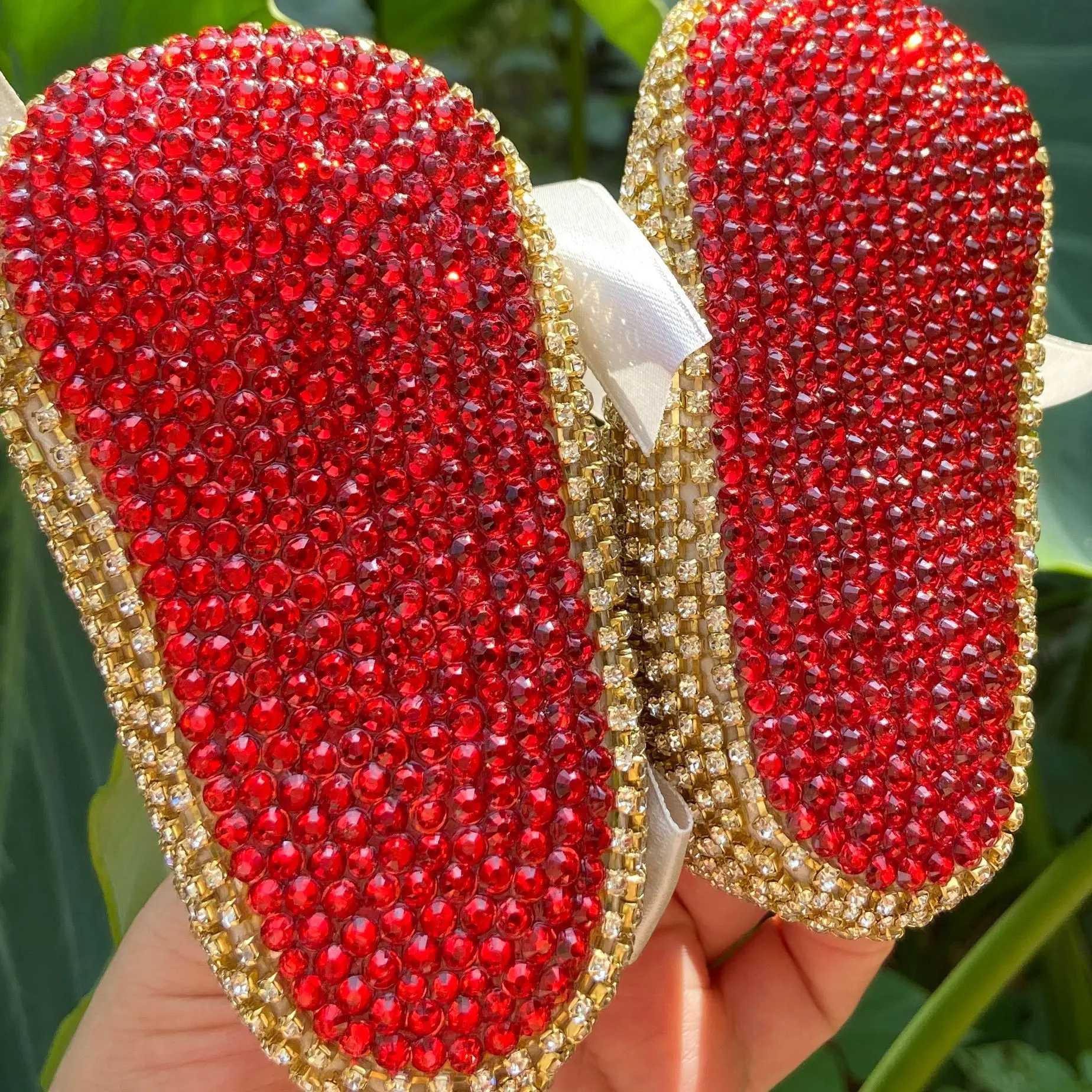 Dollbling Jewelry Rhinestone Festive Baby Girl Bling Red Bottom Kids Pretty Casual Skywalker Soft soled Cute Shoes X250409